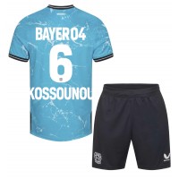 Camiseta Bayer Leverkusen Odilon Kossounou #6 Tercera Equipación Replica 2023-24 para niños mangas cortas (+ Pantalones cortos)